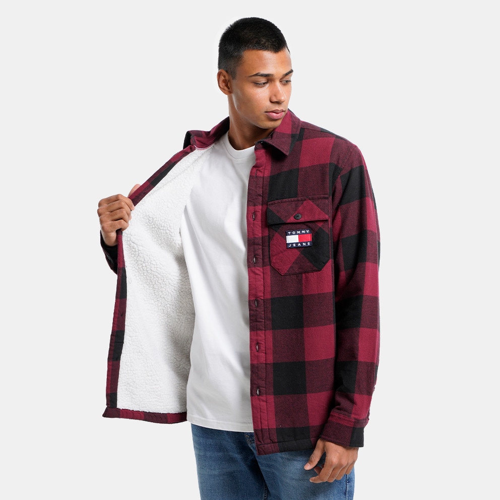 Tommy Jeans Sherpa Flannel Ανδρικό Πουκάμισο Oversized εφαρμογή