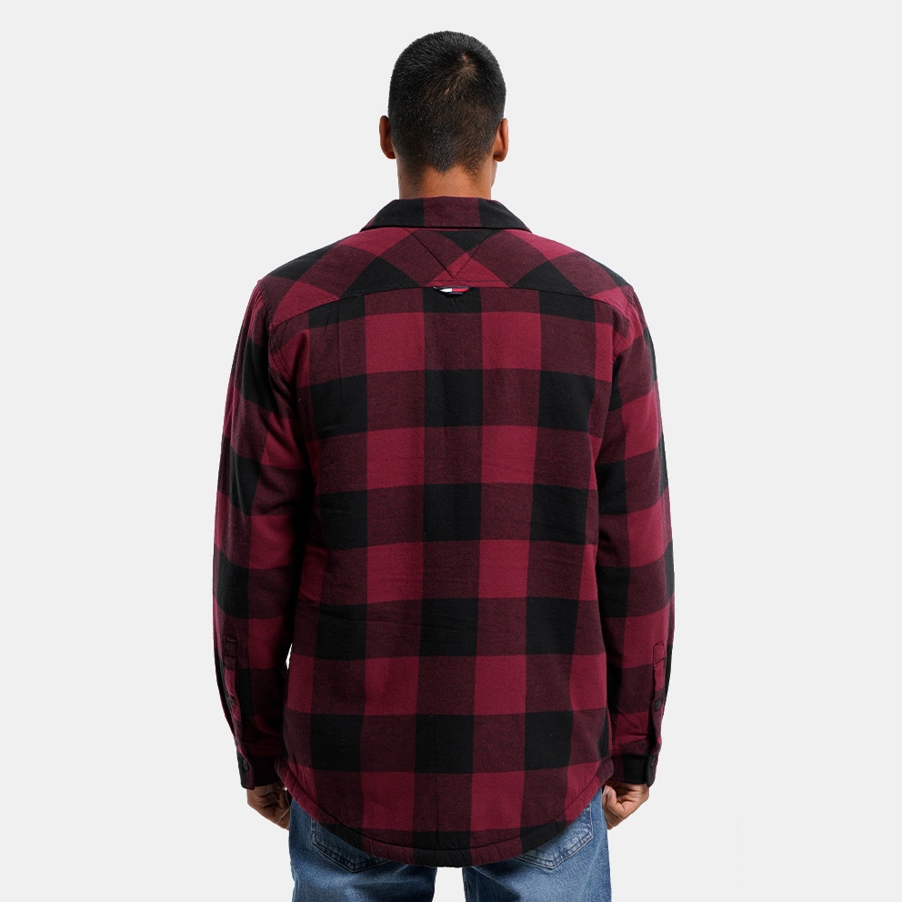Tommy Jeans Sherpa Flannel Ανδρικό Πουκάμισο Oversized εφαρμογή