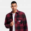 Tommy Jeans Sherpa Flannel Ανδρικό Πουκάμισο Oversized εφαρμογή