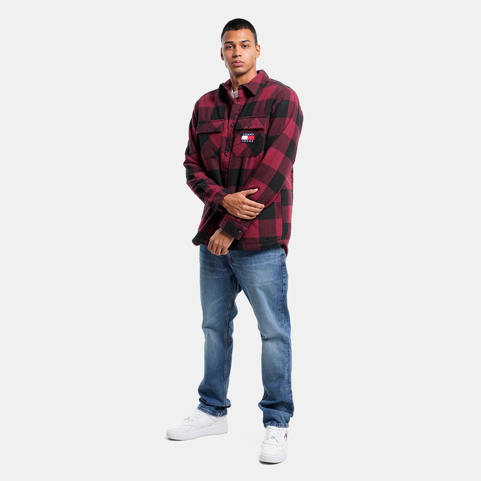 Tommy Jeans Sherpa Flannel Ανδρικό Πουκάμισο Oversized εφαρμογή
