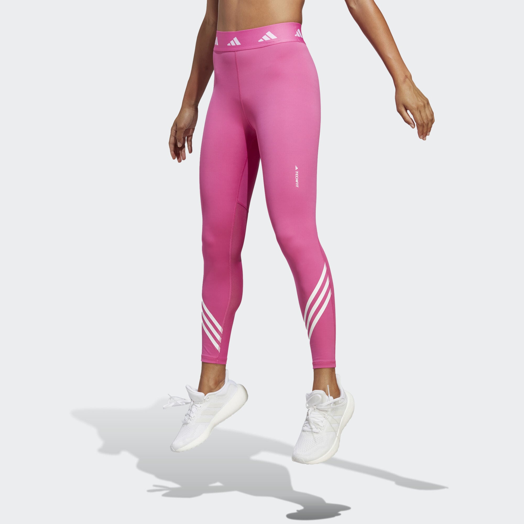 adidas Performance Techfit 3-Stripes Leggings PINK HR9639