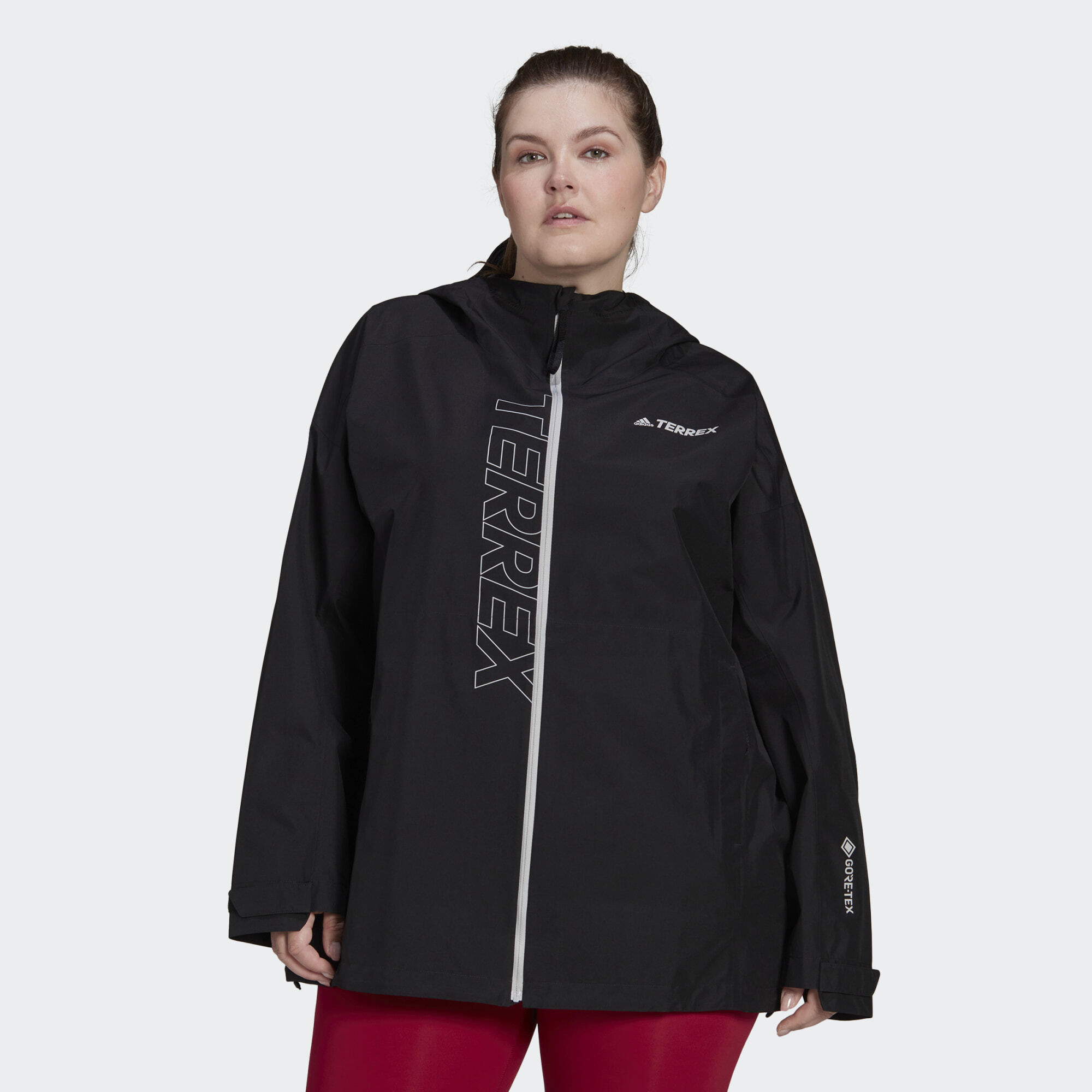 adidas Performance Terrex GORE-TEX Paclite Rain Jacket (Plus Size) (9000131744_1469)