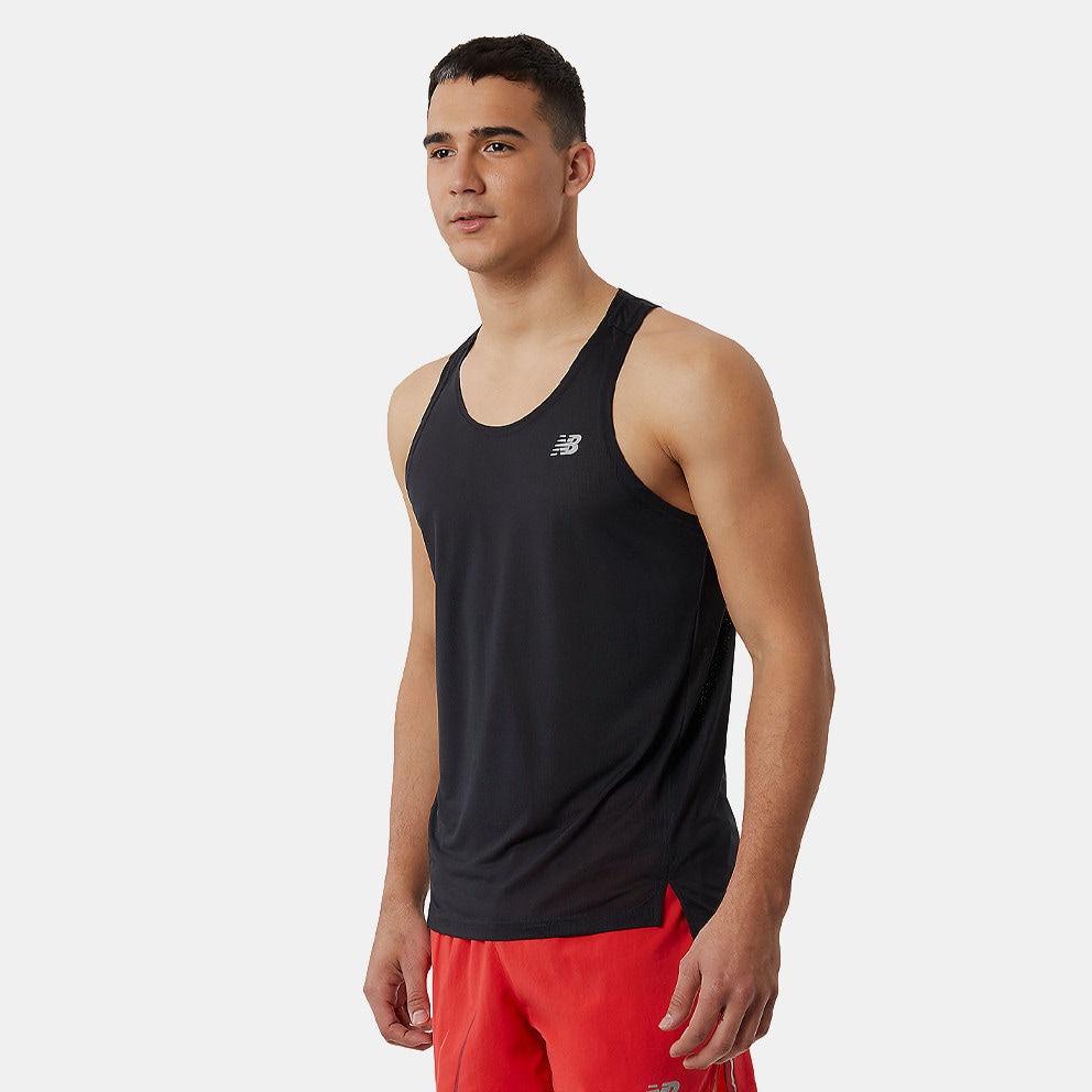 New Balance Accelerate Singlet Ανδρική Αμάνικη Μπλούζα