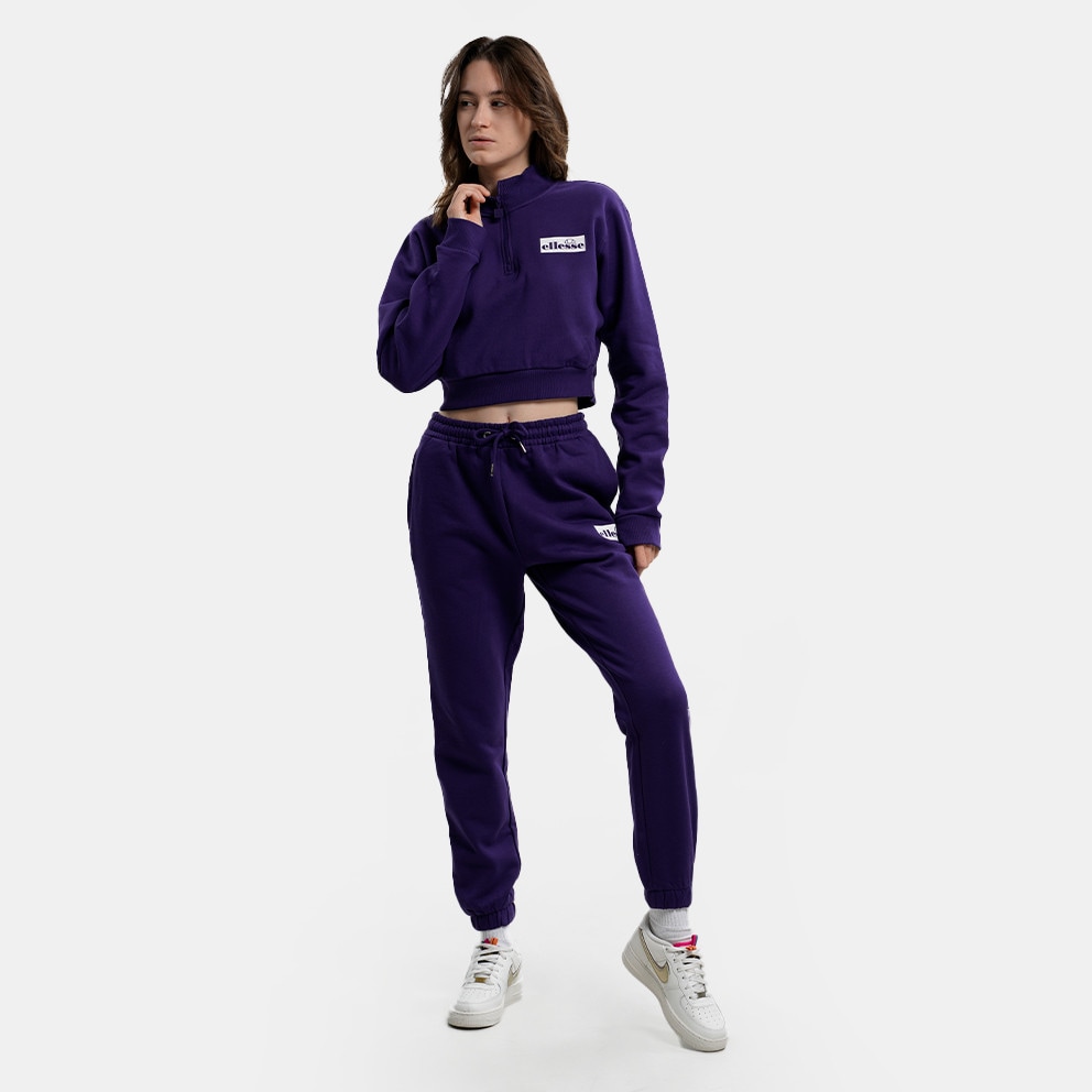 Ellesse Occhi Sweatshirt Crop Γυναικεία Μπλούζα με Κουκούλα