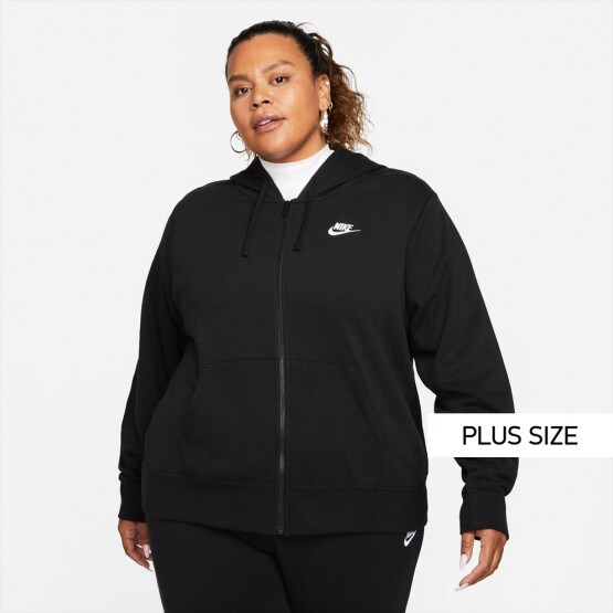 nike w nsw club flc fz hdy std plus