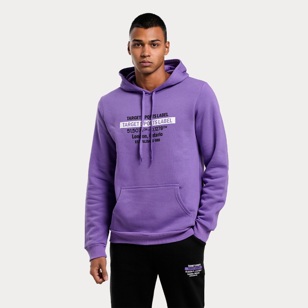 Target Hoodie Fleece ''Sports'' Ανδρική Μπλούζα με Κουκούλα (9000118364_201)