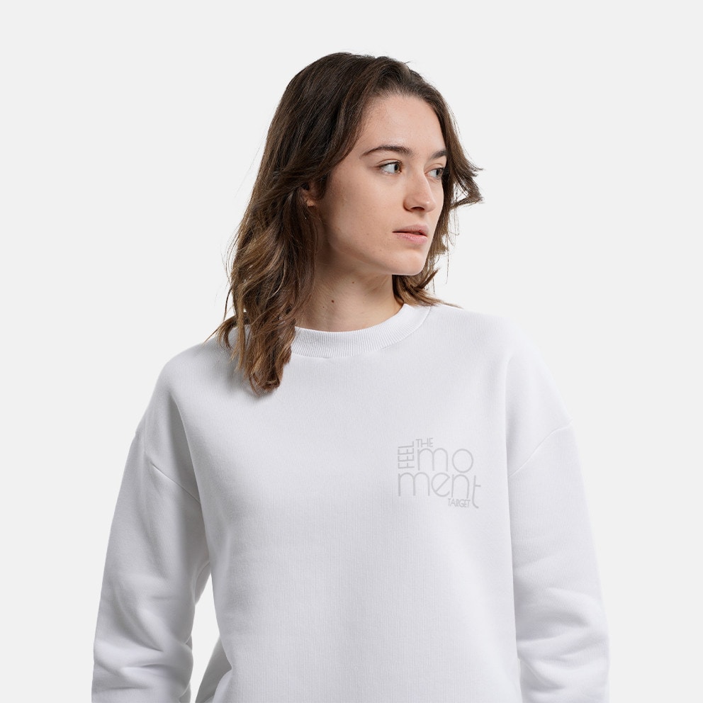 Target Loose Fleece "Moment Loose" Γυναικεία Μπλούζα Φούτερ