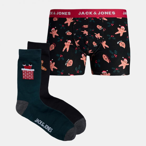 Jack & Jones Jacvixen Giftbox Ανδρικό Σετ Μποξεράκι & 2-Pack Κάλτσες