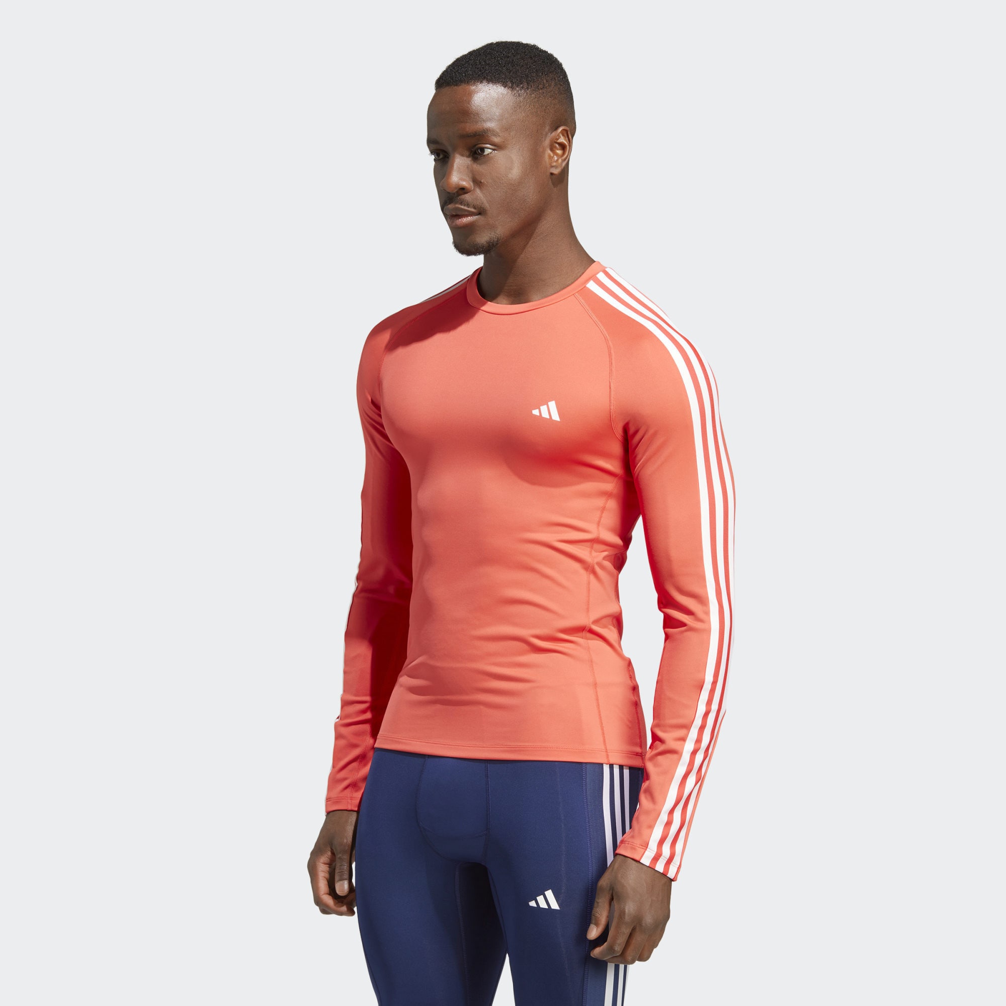 adidas Techfit 3-Stripes Training Long Sleeve Tee (9000132506_5032)
