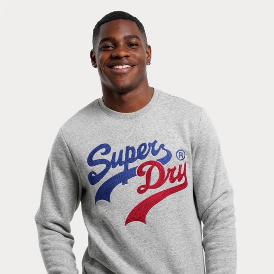 Superdry vintage deals logo panel crew