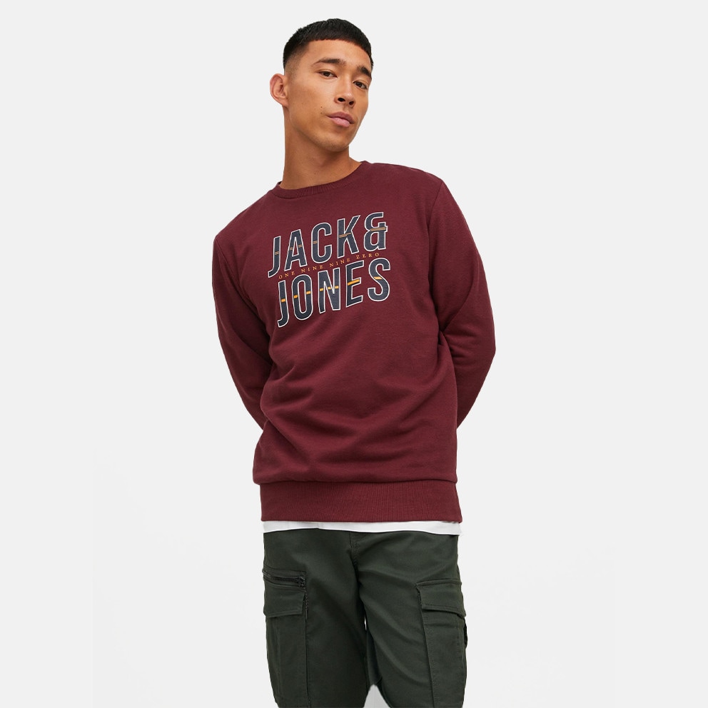 Jack & Jones Mens Printd Sweat Crew Sweater