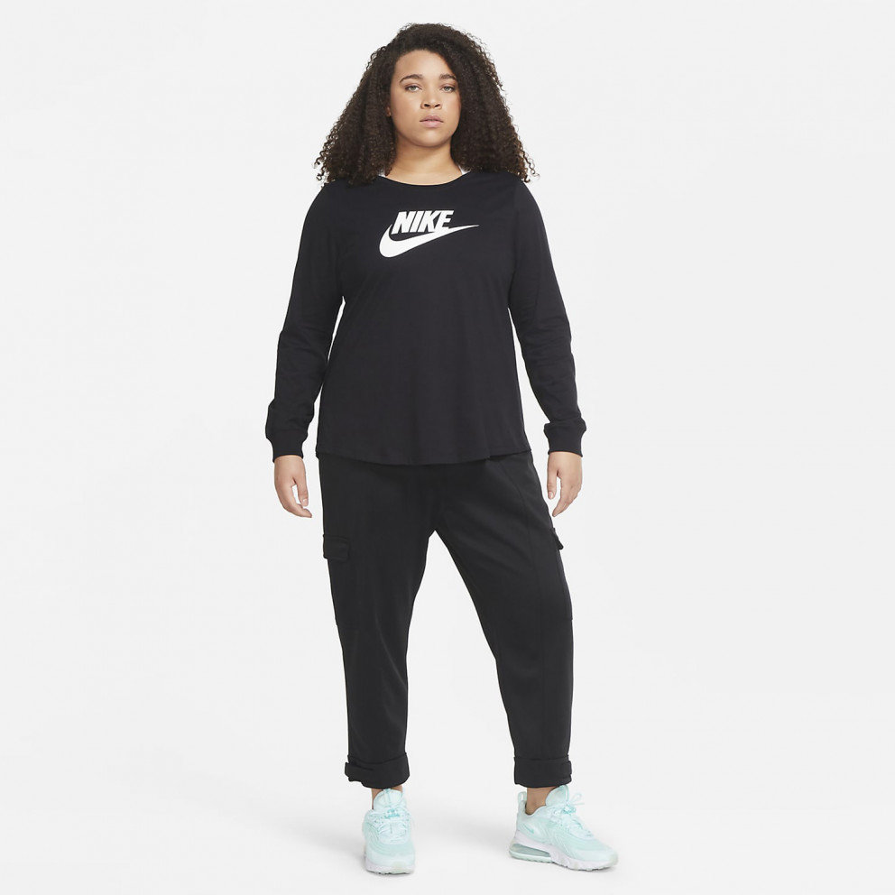 Nike Sportswear Essential Women's Plus Size T-shirt With Long Sleeves