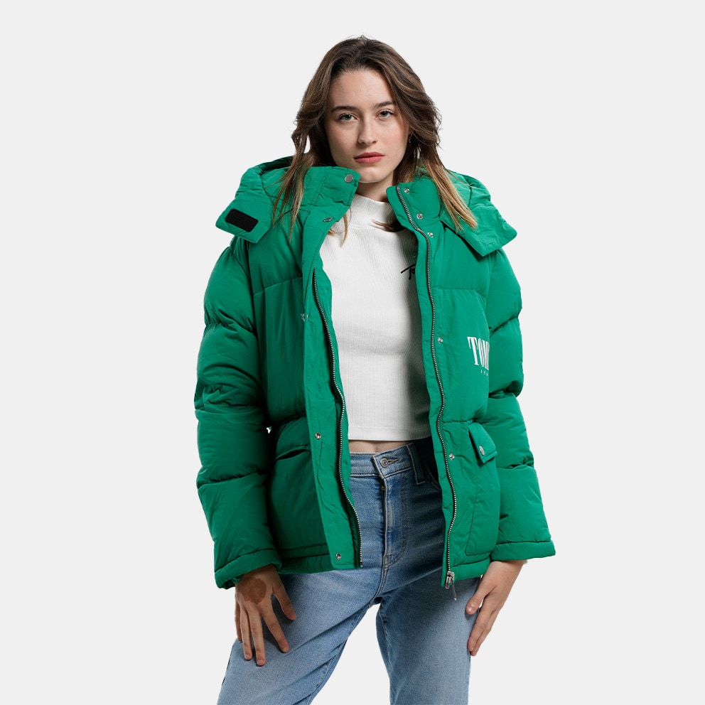 Tommy Jeans A-Line Fashion Oversized Puffer Γυναικείο Μπουφάν