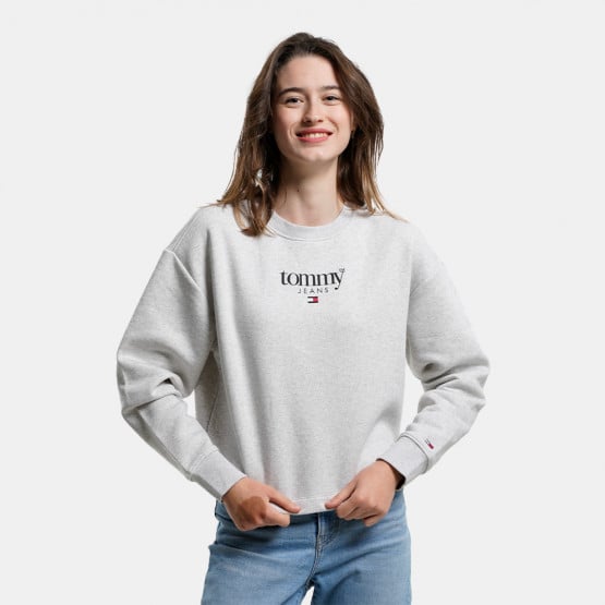 Tommy Jeans Essential Relaxed Logo 1 Crew Women's Sweatshirt