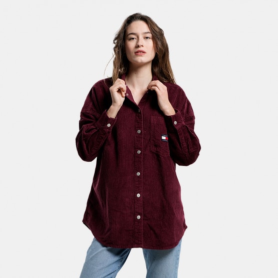 Tommy Jeans Corduroy Oversized Women's Shirt