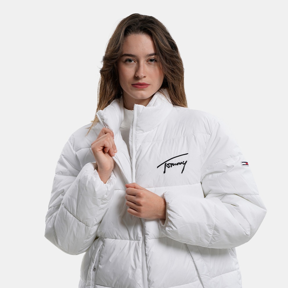 Tommy Jeans Signature Modern Puffer Γυναικείο Μπουφάν