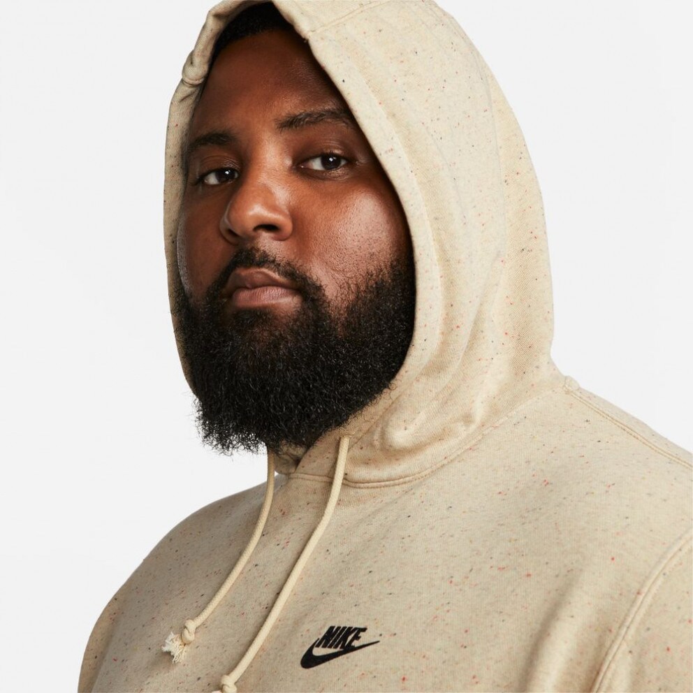 Nike Club Fleece+  Revival Ανδρική Plus Size Μπλούζα με Κουκούλα