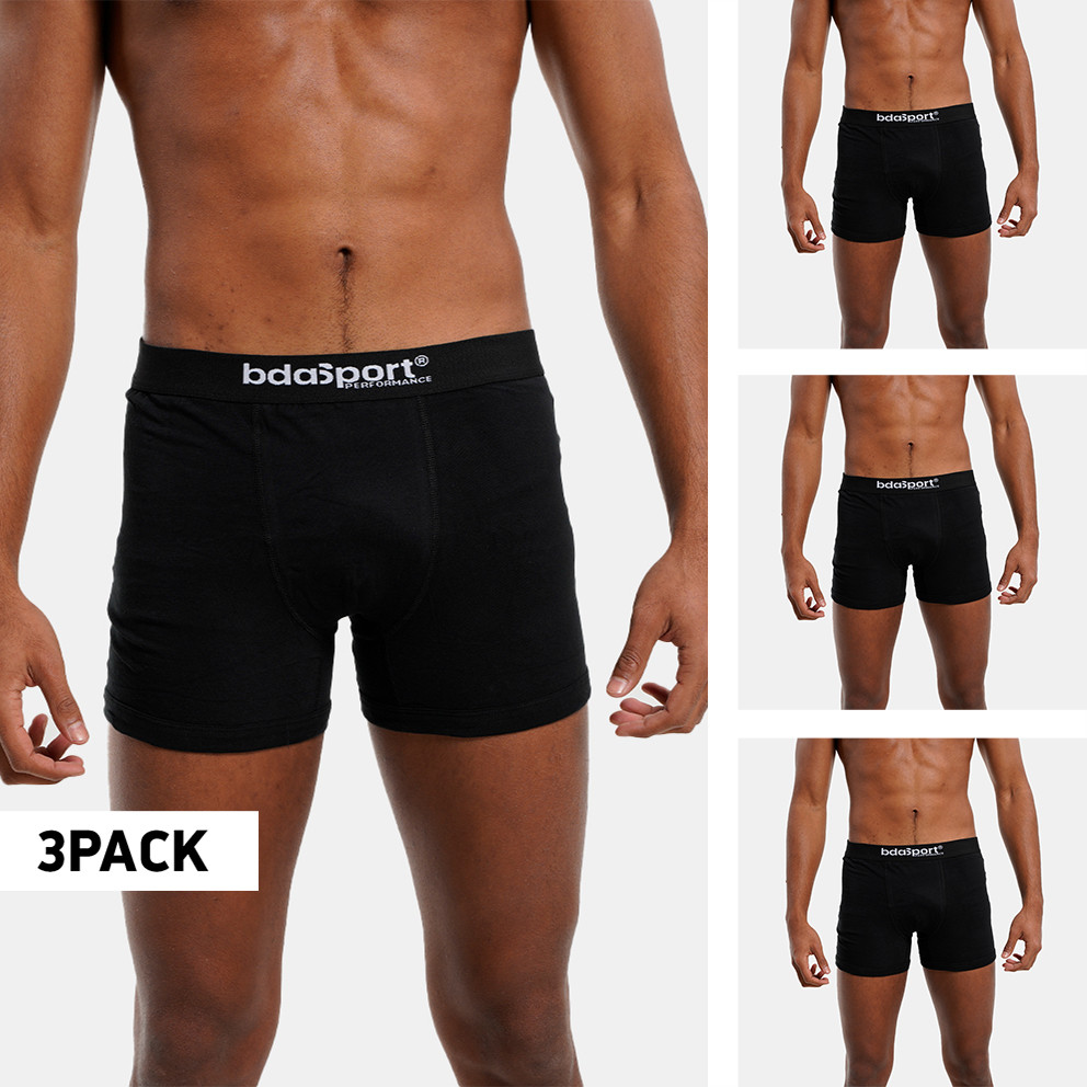 Body Action Men's 3-Pack Boxer Briefs