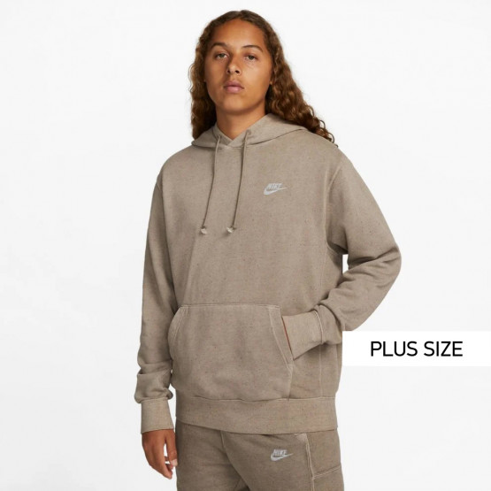 Nike Club Fleece+  Revival Ανδρική Plus Size Μπλούζα με Κουκούλα