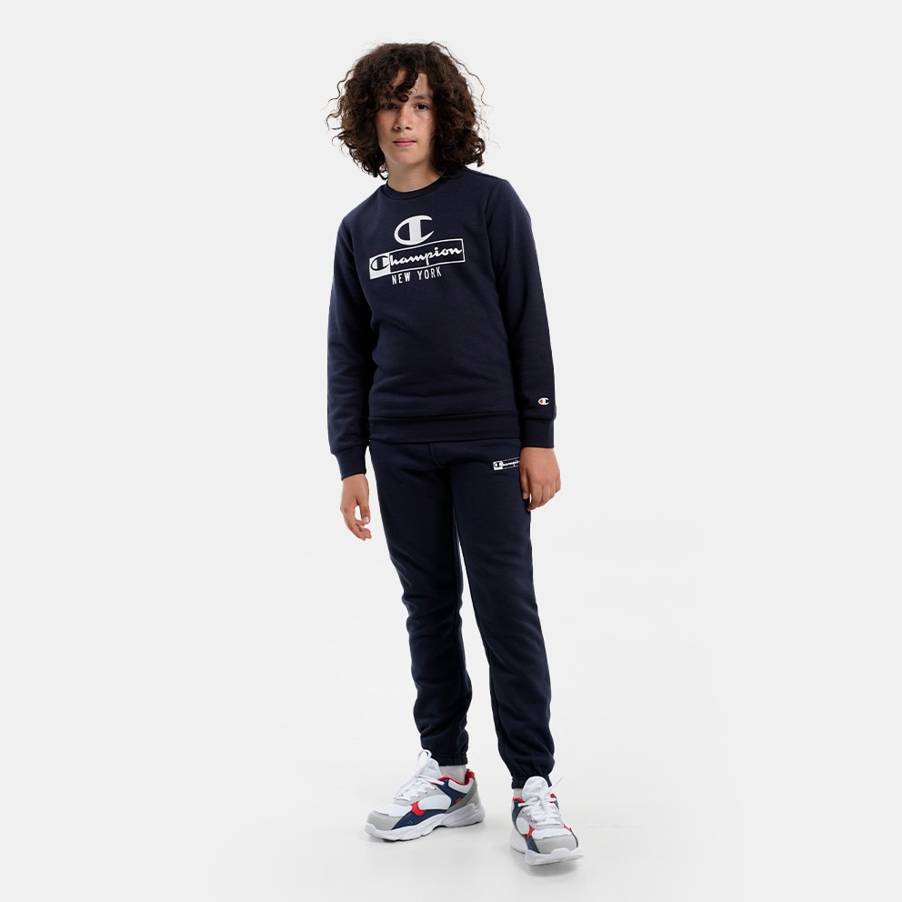 Champion Crewneck Παιδική Μπλούζα με Μακρύ Μανίκι