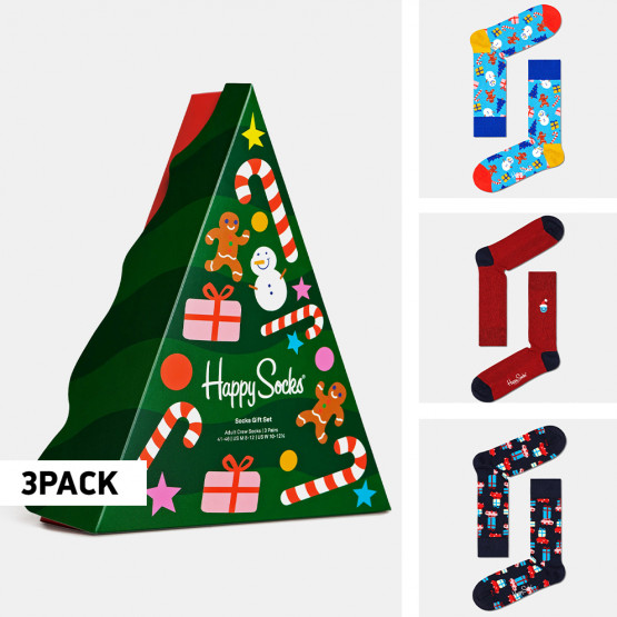 Happy Socks Decoration Time Gift Set 3-Pack Unisex Κάλτσες