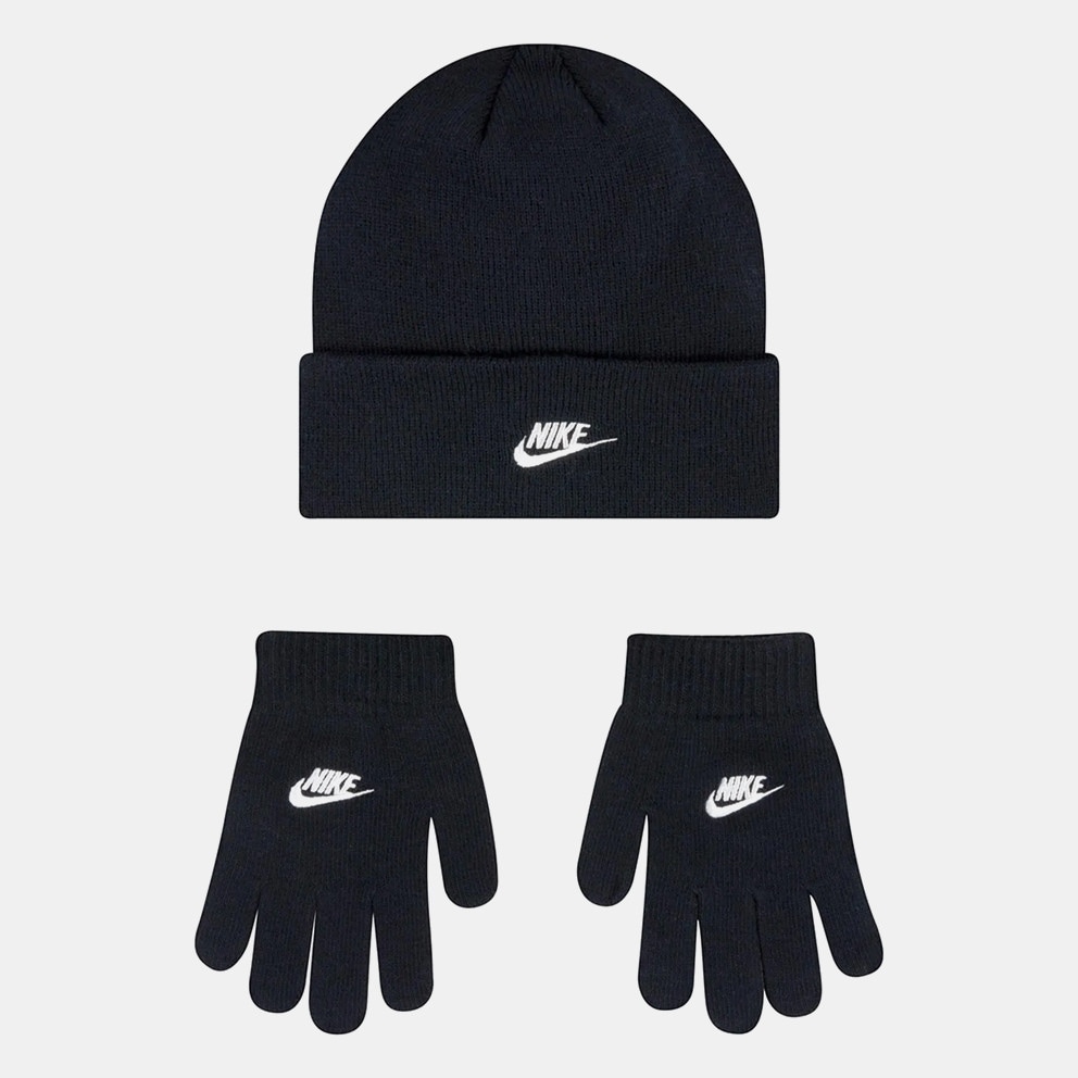 Nike Boys Club Kid's Knit Beanie & Gloves