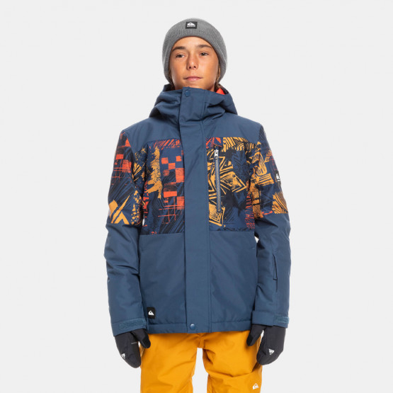 Quiksilver Snow Mission Printed Block Youth Kid's Jacket