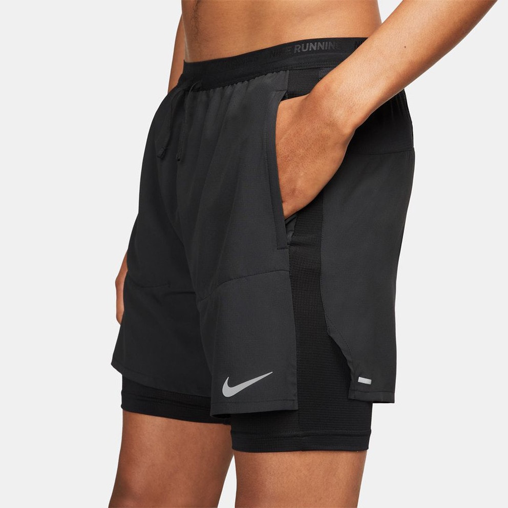 Nike Dri-FIT Stride Ανδρικό σορτς για τρέξιμο 2 σε 1 18 cm