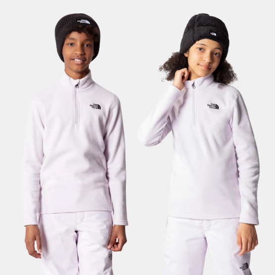 The North Face Teen Glacier 1/4 Zip Fleece Παιδική Μπλούζα Φούτερ