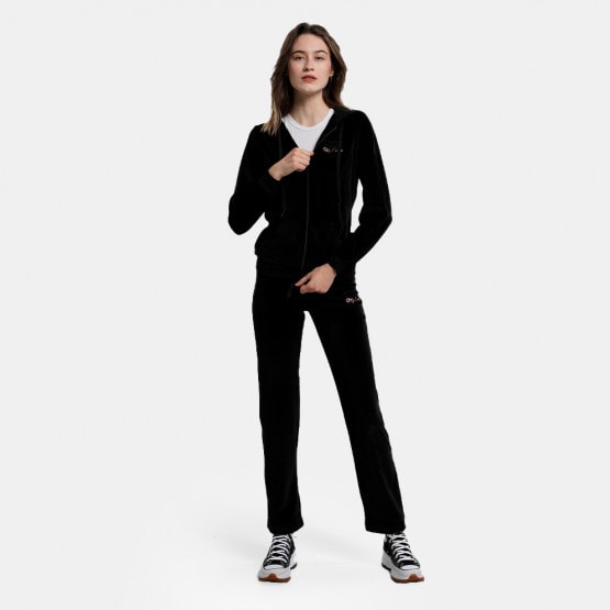 Target Set With Hoodie Velour Women s Set Black W23 64244
