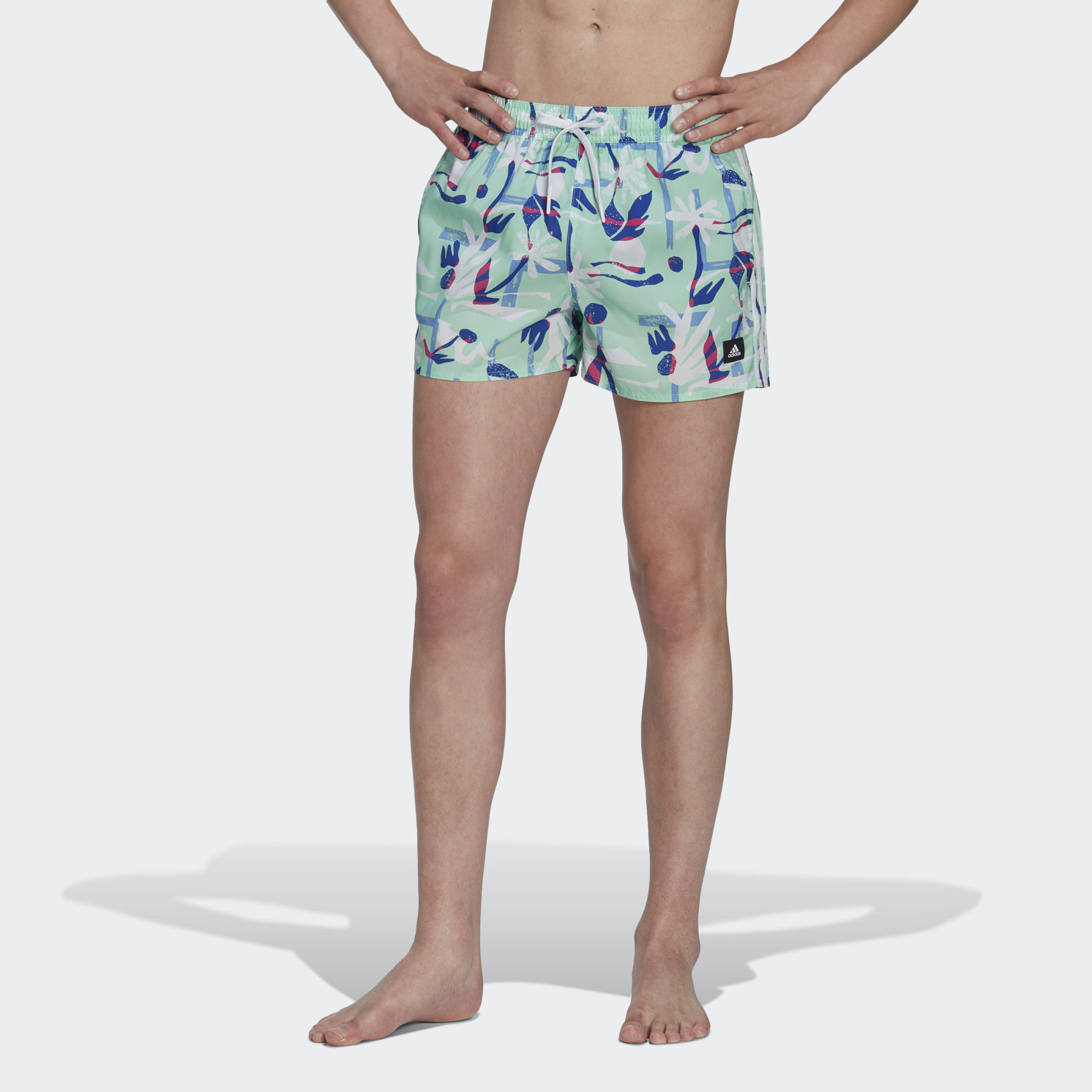 adidas Seasonal Floral CLX Very Short Length Swim Shorts (9000133388_66149)