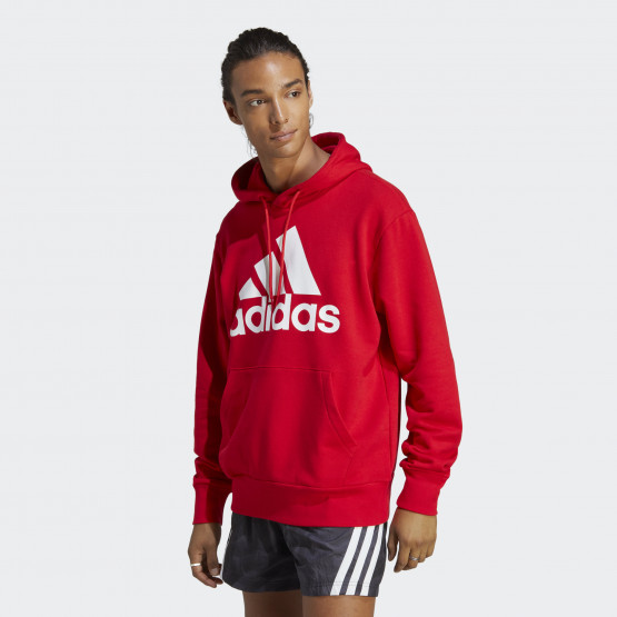 adidas Essentials French Terry Big Logo Hoodie Better Scarlet / White ...