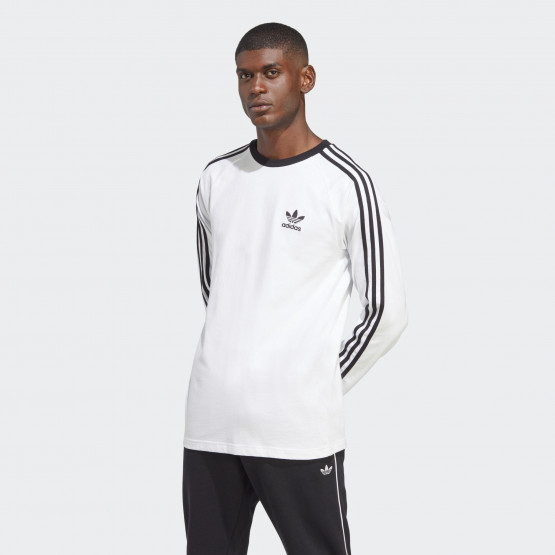 adidas Originals Adicolor Classics 3 promotion code for adidas store - Stripes Long Sleeve Tee WHITE IA4879