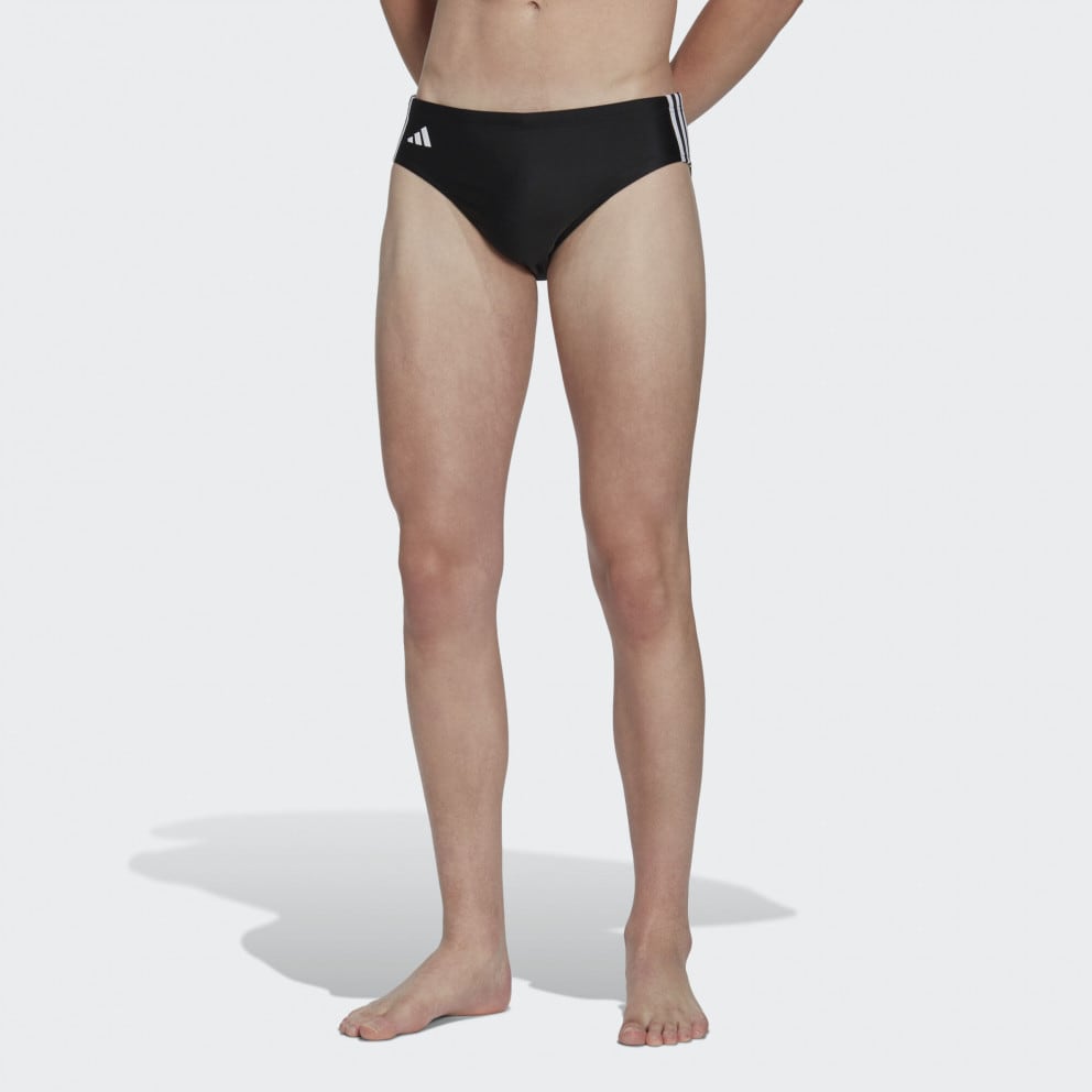 adidas Swim 3-Stripes swim trunks in black