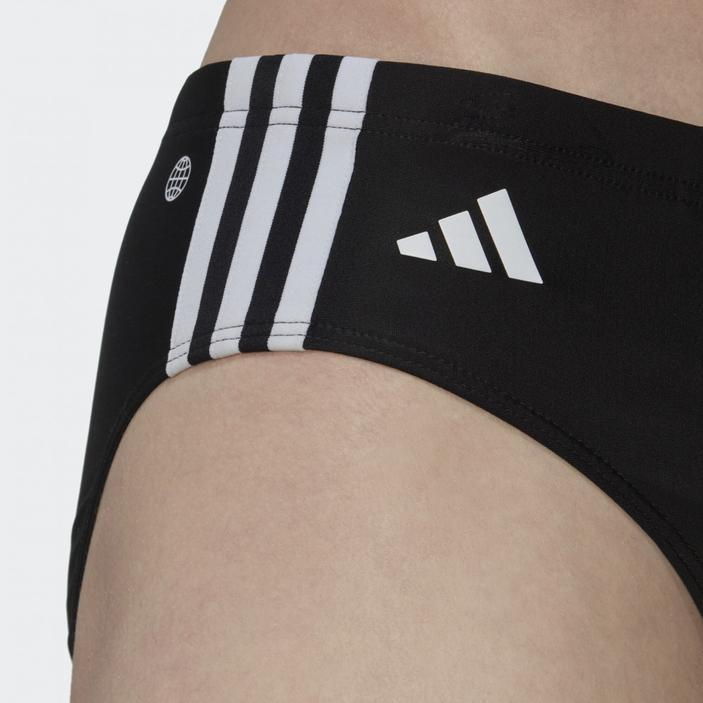 adidas Classic 3 Stripes Swim Trunks Black White HT2063