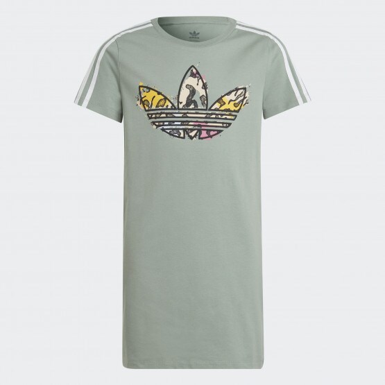 adidas originals animal print tee dress