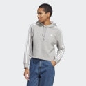 adidas Essentials 3-Stripes French Terry Crop Hoodie