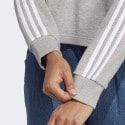 adidas Essentials 3-Stripes French Terry Crop Hoodie