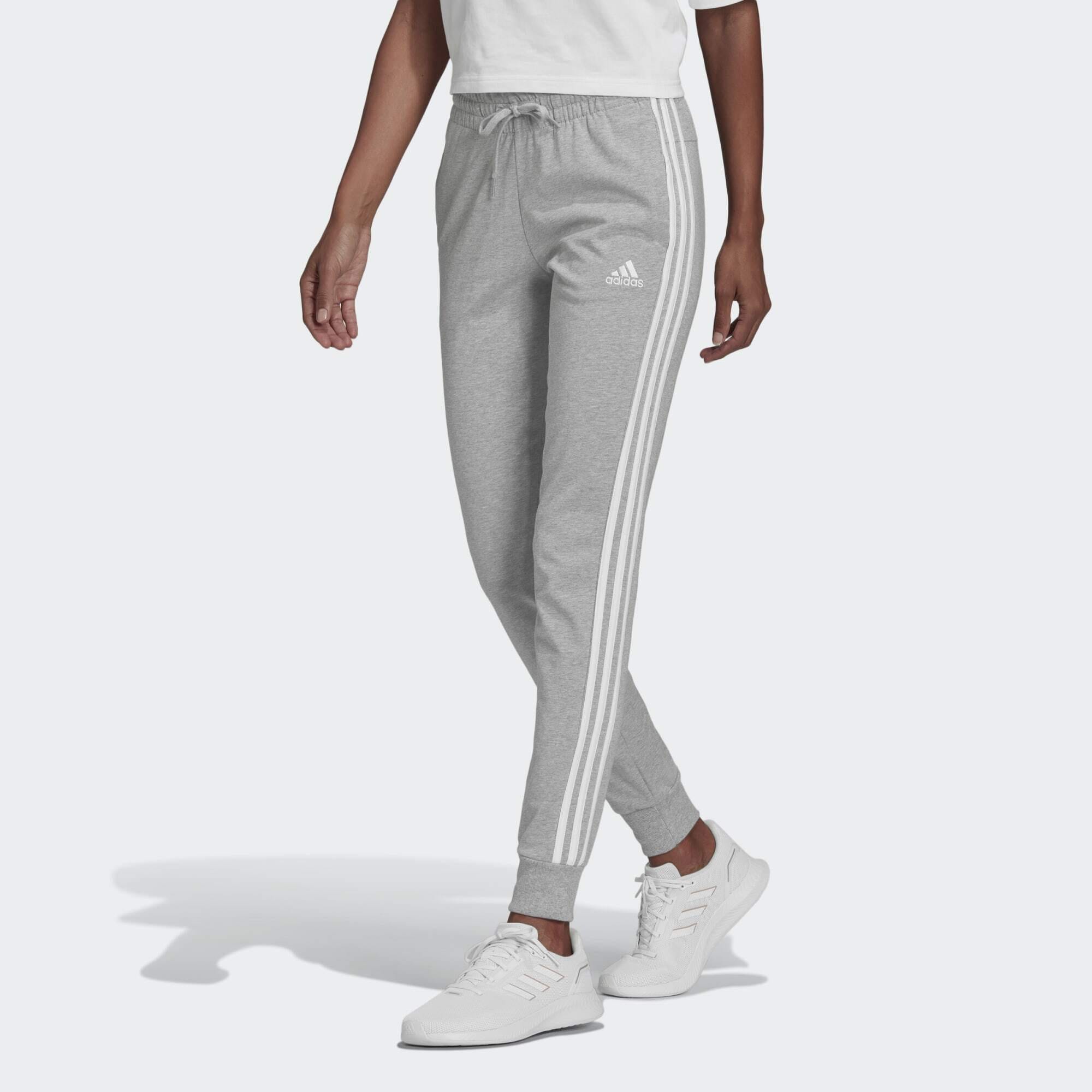 adidas Mensale Essentials Plain Tapered Pants  GreyBlackGrey  L   Amazonin Clothing  Accessories