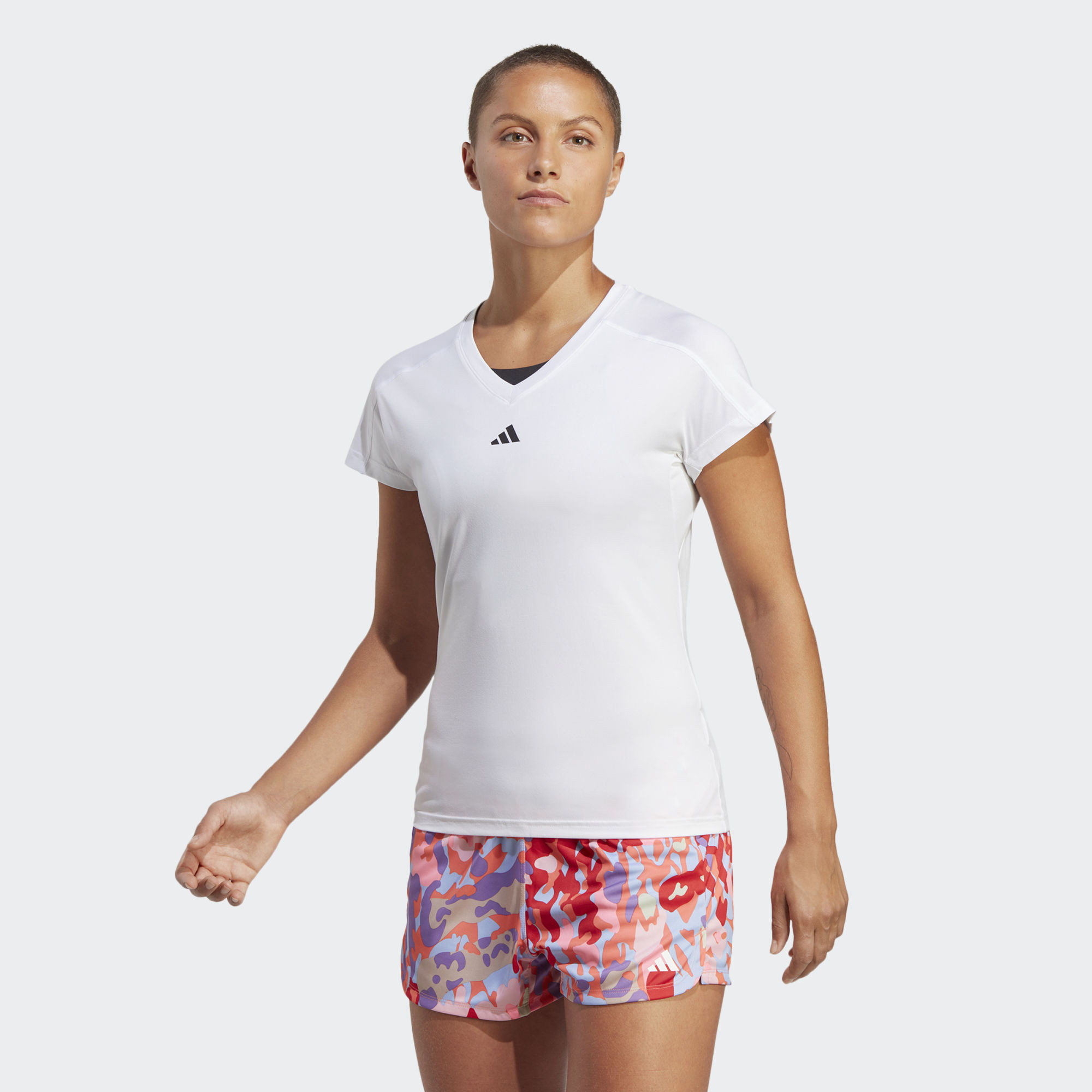  adidas AEROREADY Train Essentials Minimal Branding V-Neck (9000134413_1539) 2025