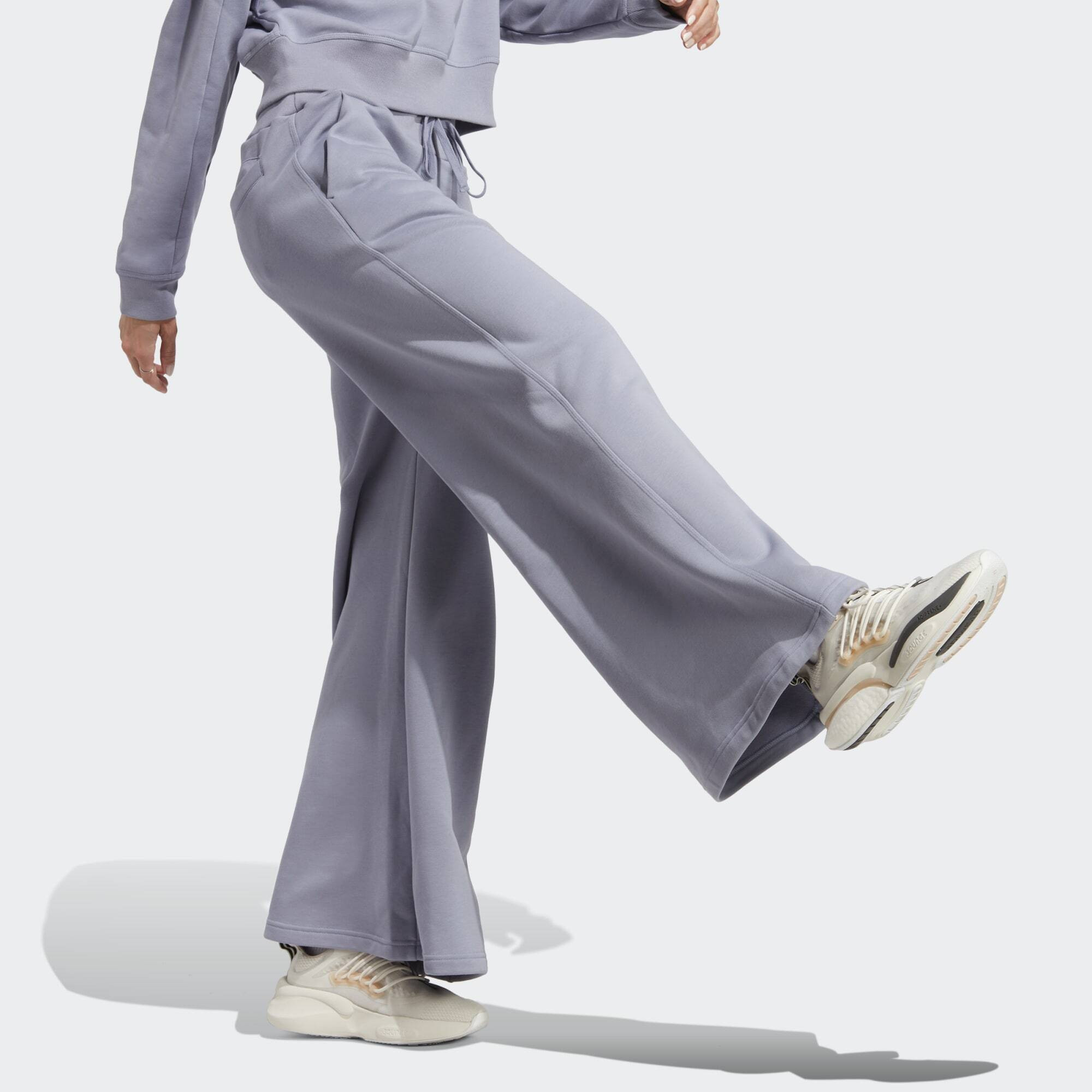 adidas Lounge Fleece Wide Pants (9000134539_65891)