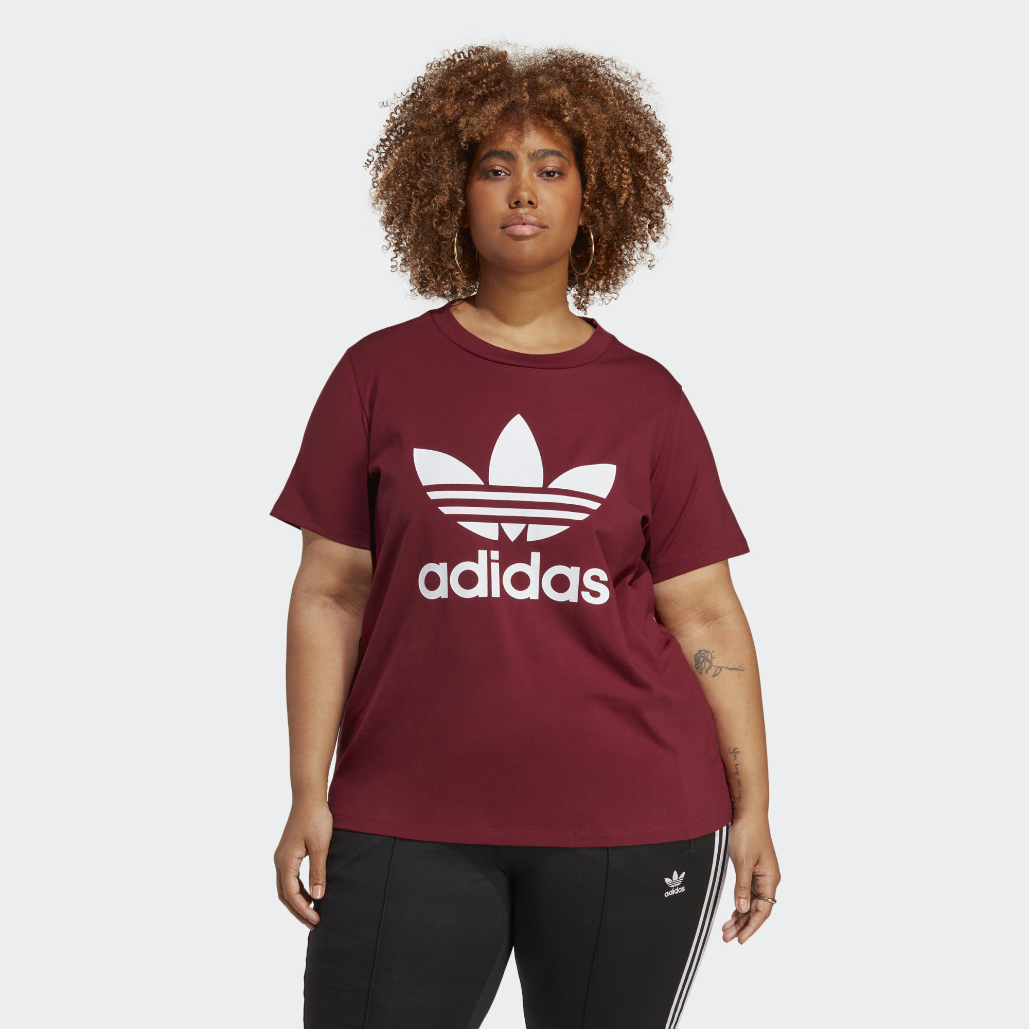 adidas Originals Adicolor Classics Trefoil Tee (Plus Size) (9000134566_65923)