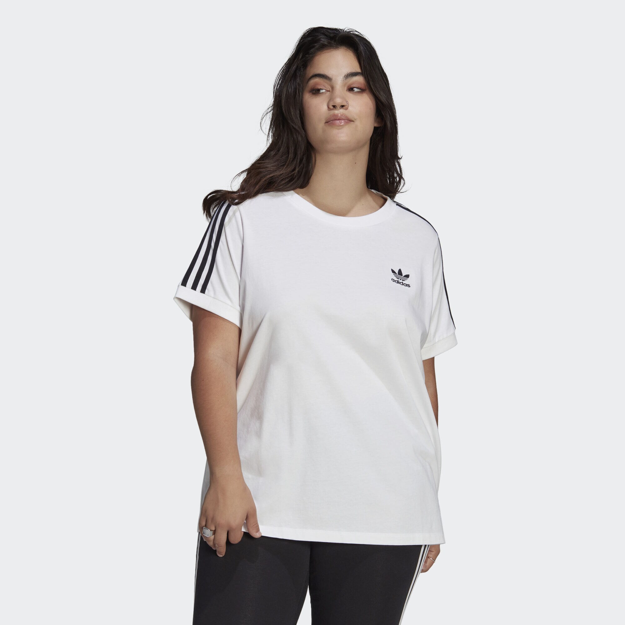 adidas Originals Adicolor Classics 3-Stripes Tee (Plus Size) (9000134571_1539)