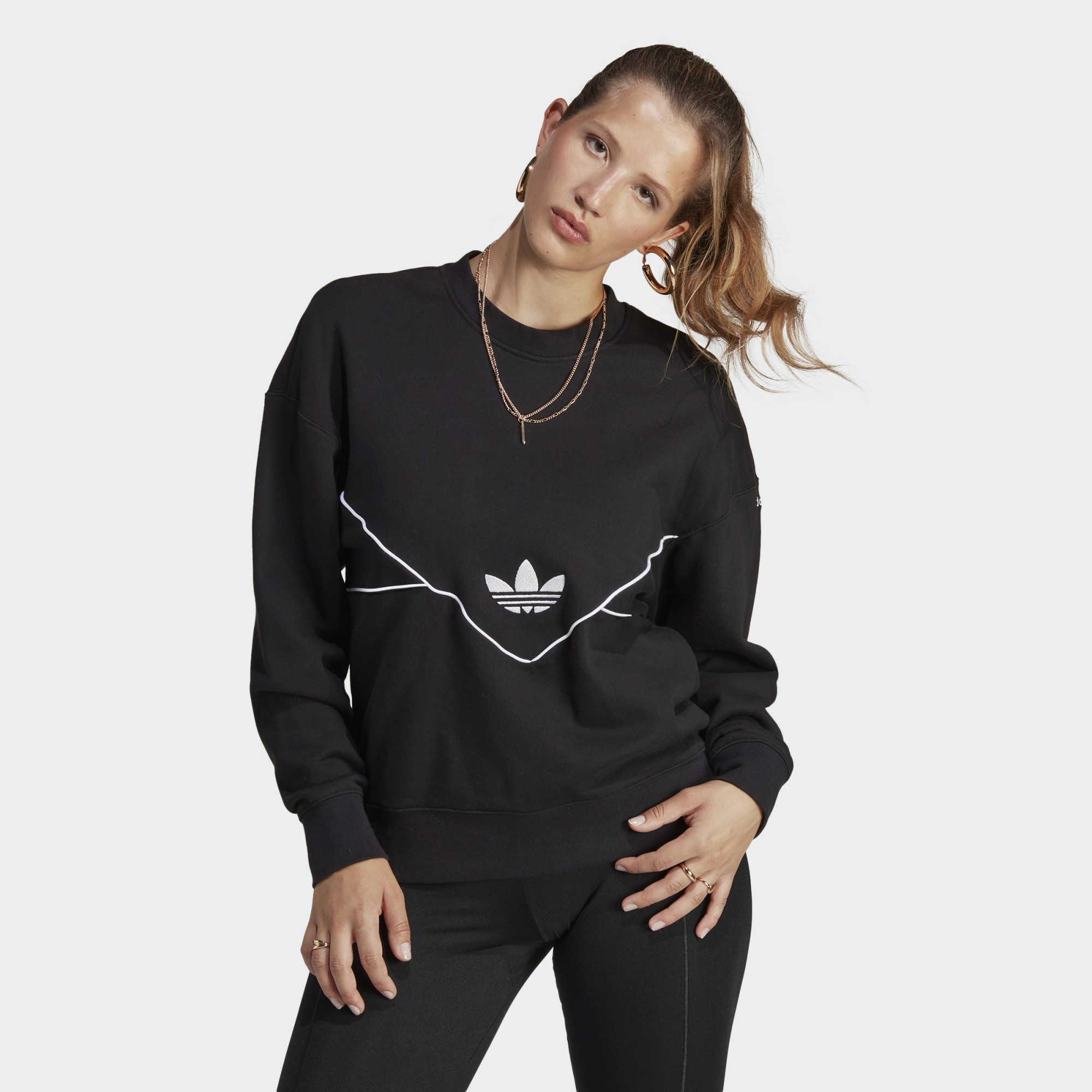 adidas Originals Boyfriend Crew Sweatshirt (9000134623_1469)