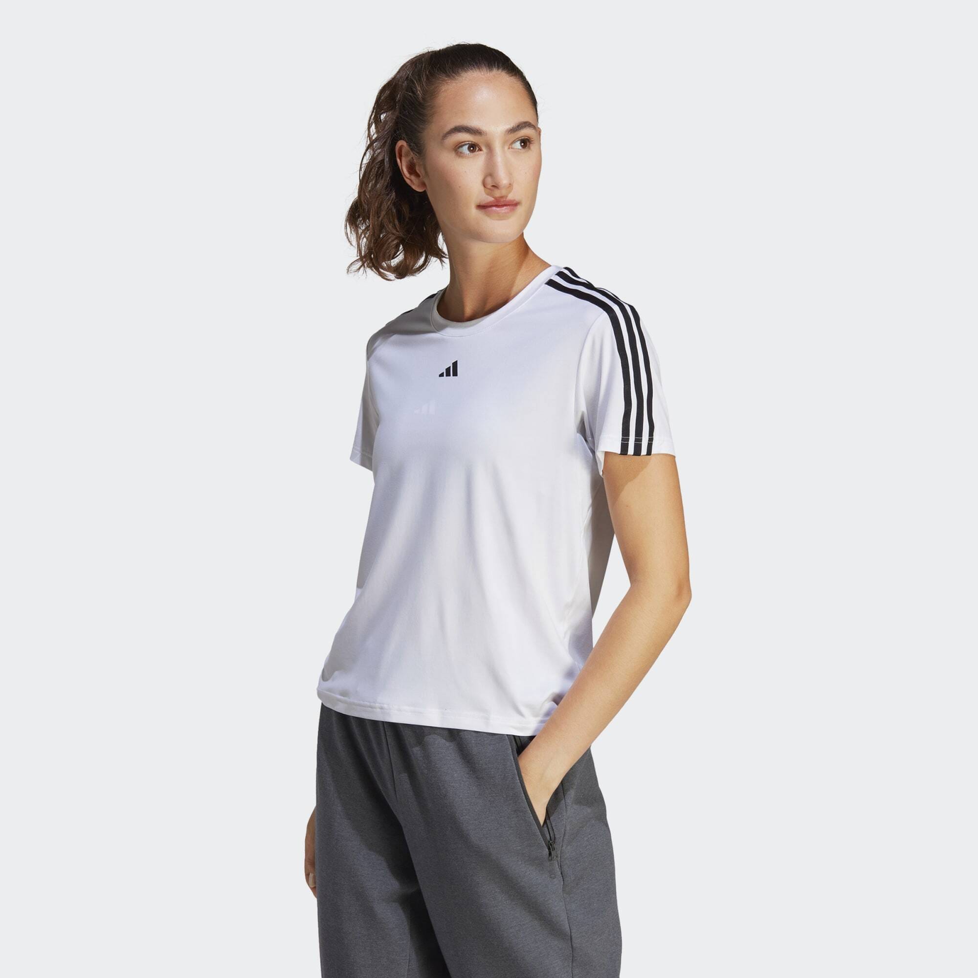 adidas AEROREADY Train Essentials 3-Stripes Tee (9000134692_41996)