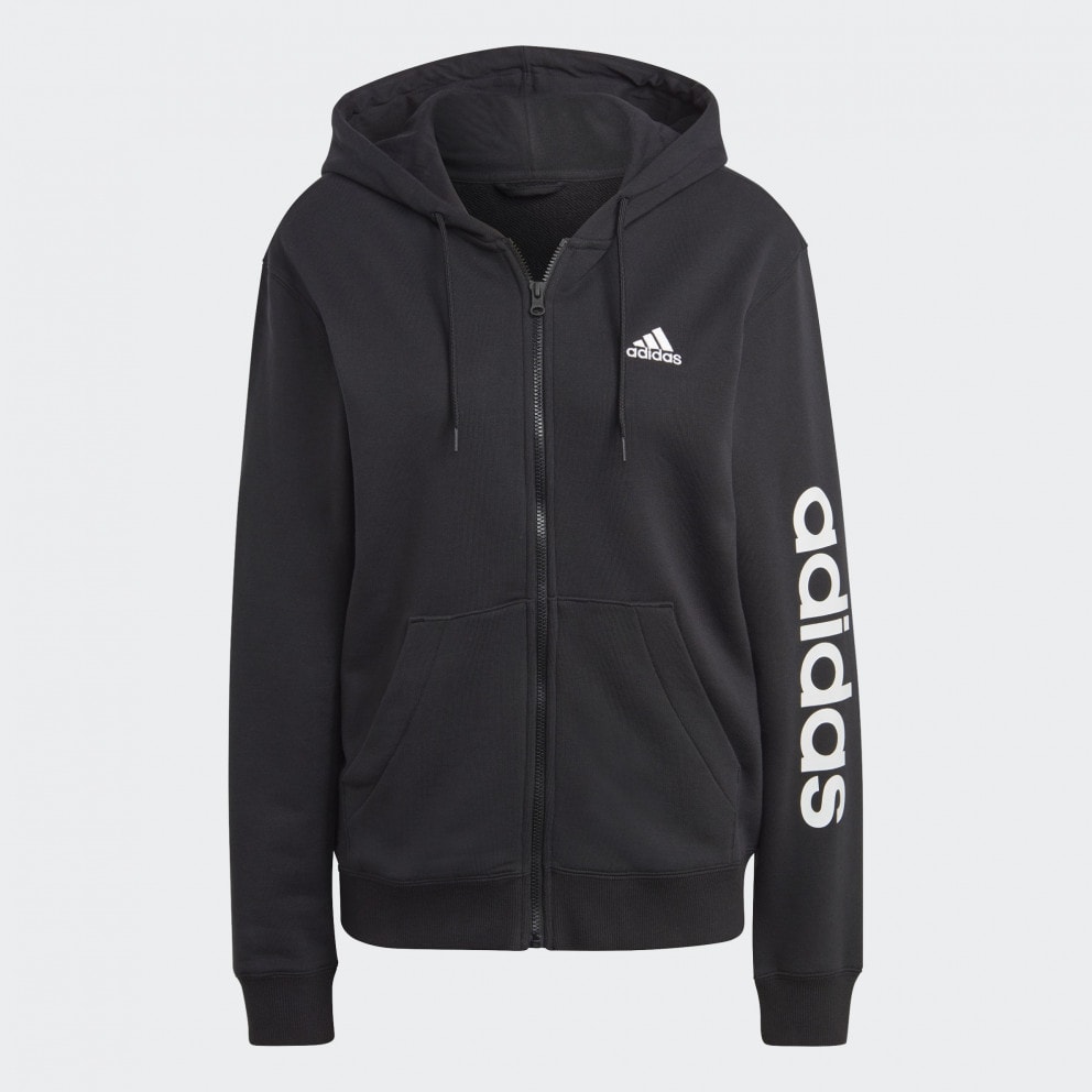 adidas Essentials Linear Full-Zip French Terry Hoodie
