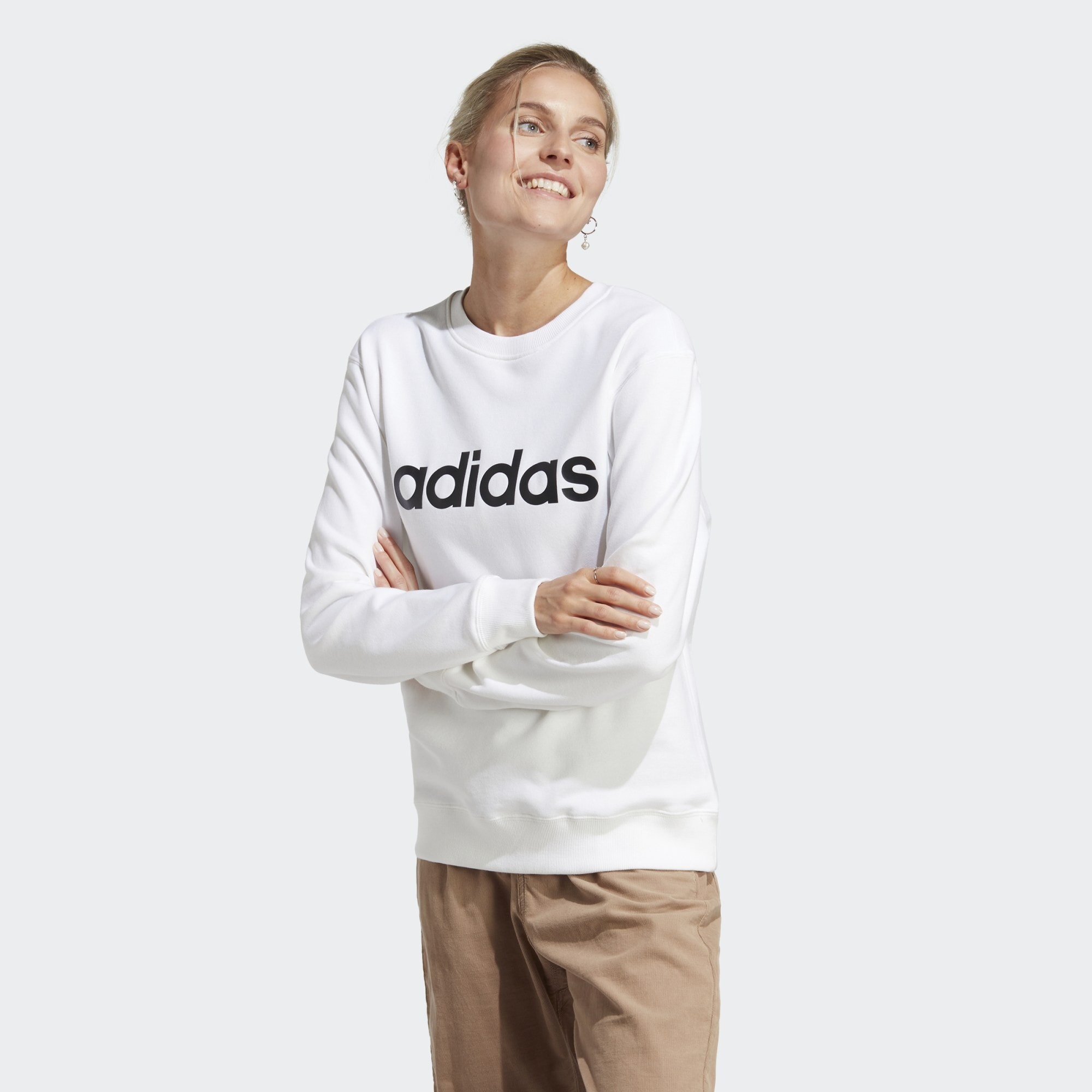adidas Essentials Linear French Terry Sweatshirt (9000134747_41996)
