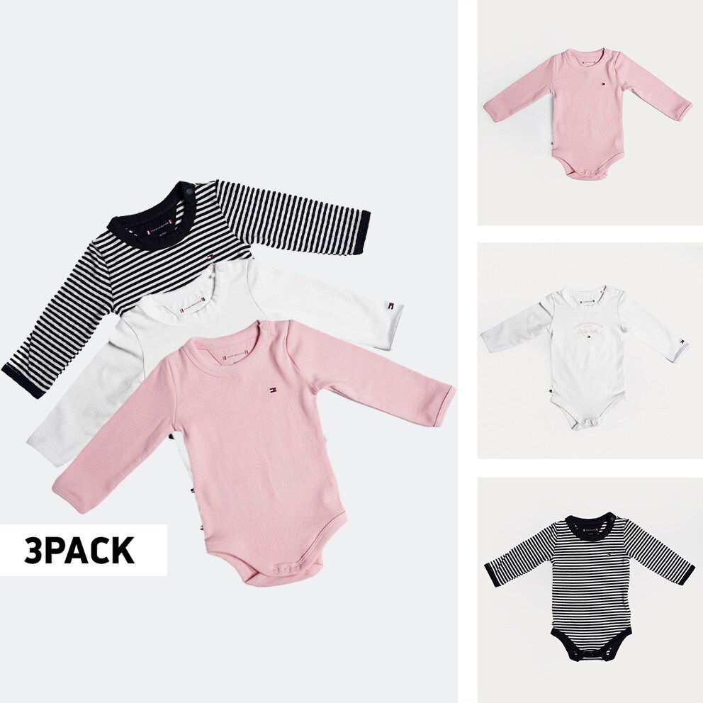 Tommy Jeans Baby Bodysuits 3-Pack