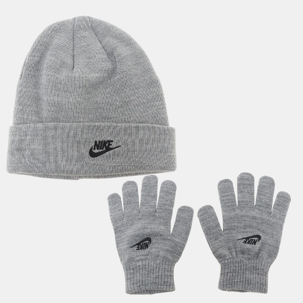 Nike Boys Club Kid's Knit Beanie & Gloves