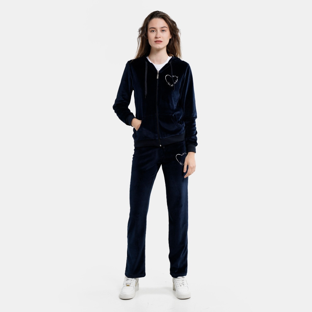  Target Set With Hoodie Velour Γυναικείο Σετ Με Κουκούλα (9000118385_003) 2025